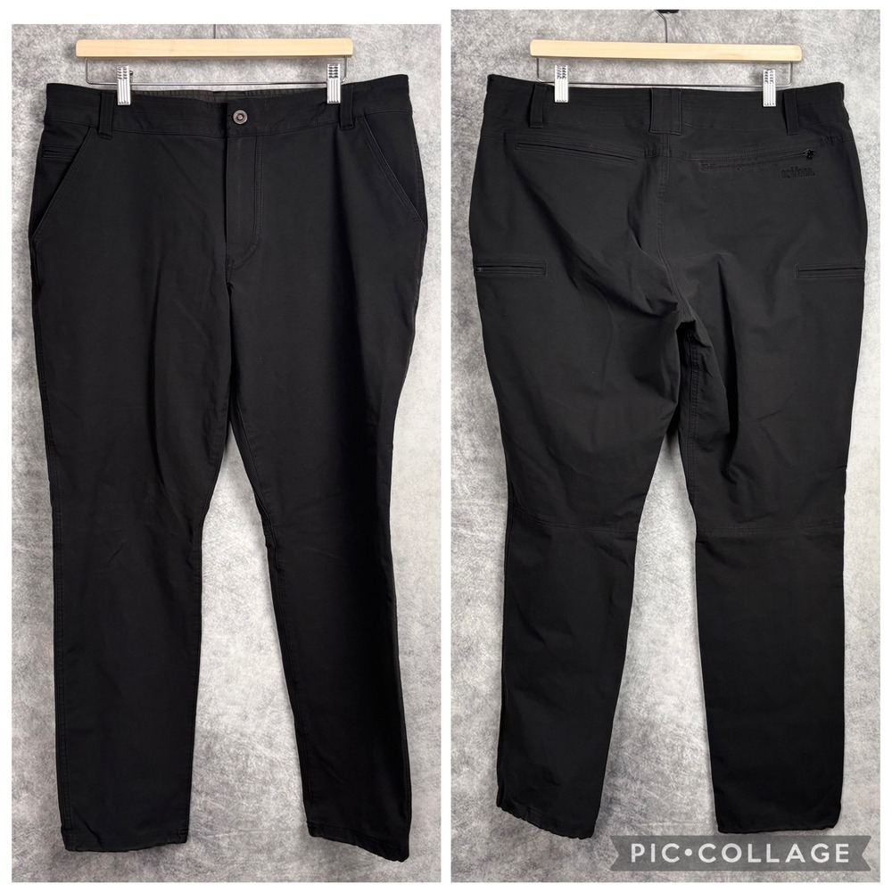 Kuhl Resistor Chino Black Men's Water Resistant‎ Pants in Black Size 38x32